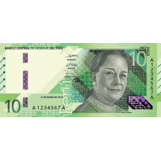 (299) ** PNew (PN196) Peru - 10 Soles Year 2019